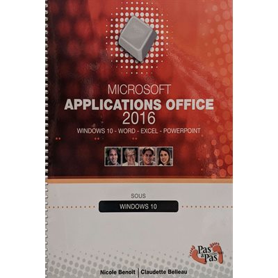 Application office 2016 sous windows 10