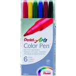 Color Pen Pentel pqt. 6
