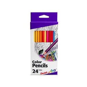 Crayons de couleurs aquarellables pqt. 24